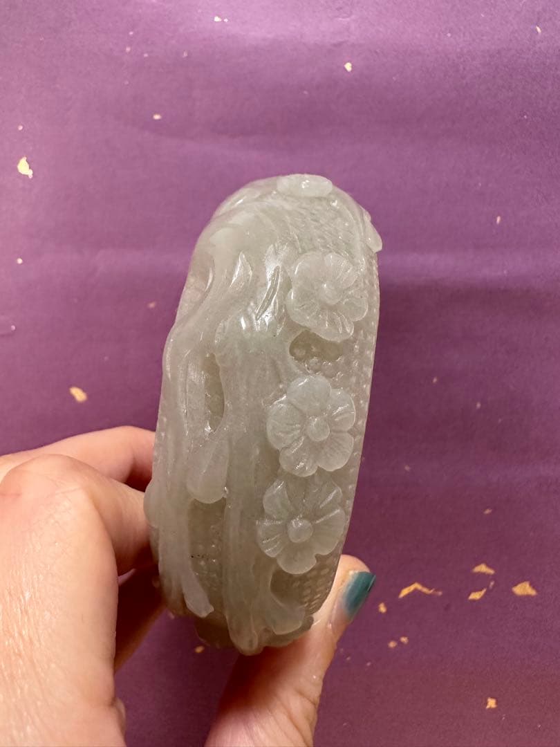 春節祭　寒梅朶朶　シャー太翠バングル