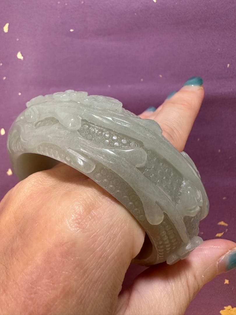 春節祭　寒梅朶朶　シャー太翠バングル