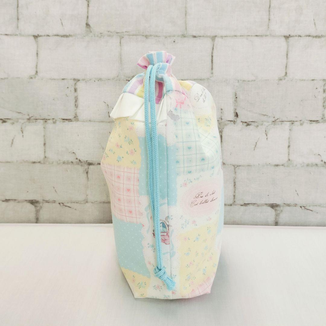 保冷保温弁当袋　給食3点セット　ゆめかわねこちゃん　歯ブラシコップ袋ランチマット