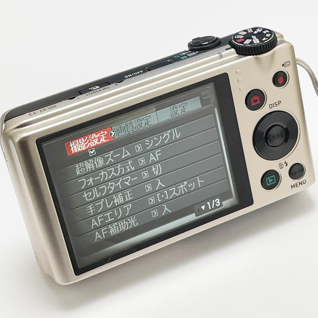 特価 きれい CASIO EXILIM EX-ZR300 24mm 広角レンズ