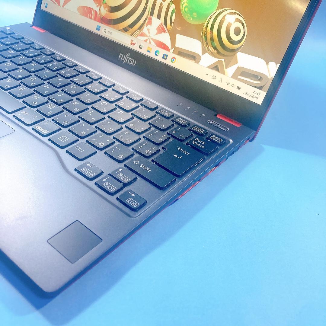 w86✨レッド/爆速 SSD新品/Win11/薄型軽量✨すぐ使えるノートパソコン