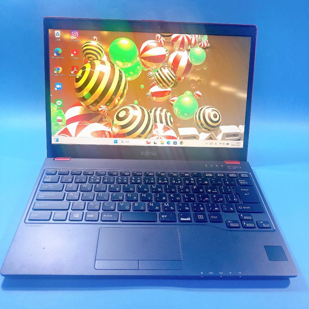 w86✨レッド/爆速 SSD新品/Win11/薄型軽量✨すぐ使えるノートパソコン