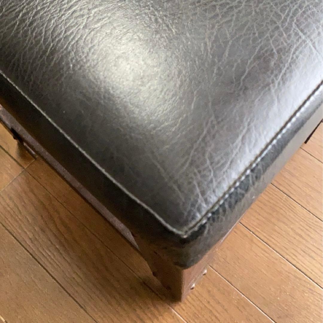 一脚 特注 IDEE IRON STOOL レザー レザー アイアン 椅子