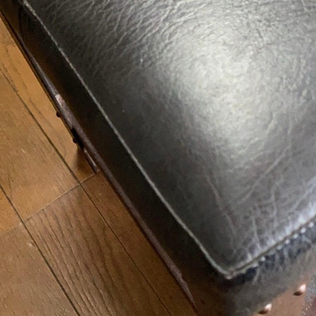 一脚 特注 IDEE IRON STOOL レザー レザー アイアン 椅子