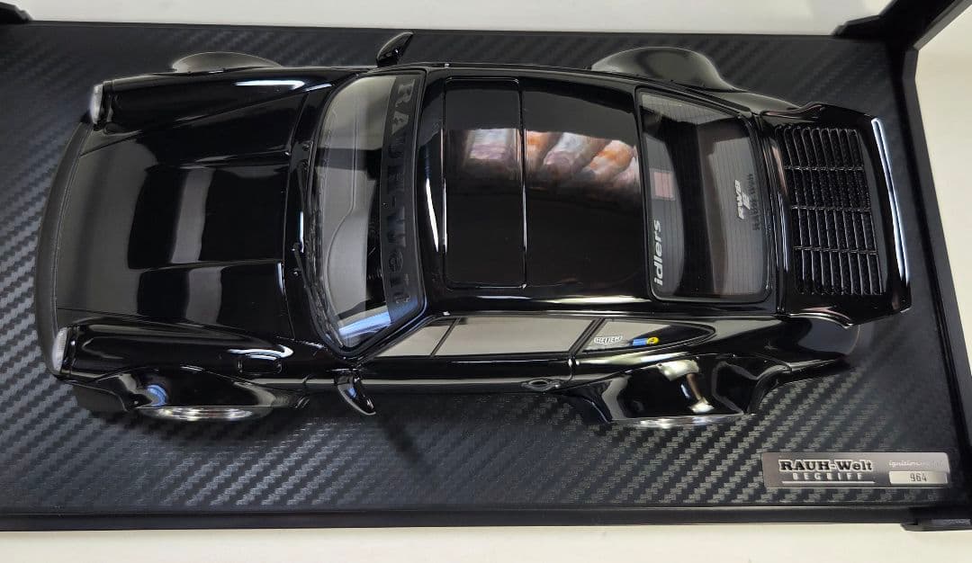 ミニカー 1/18 ignition model RWB 964 Black IG3633