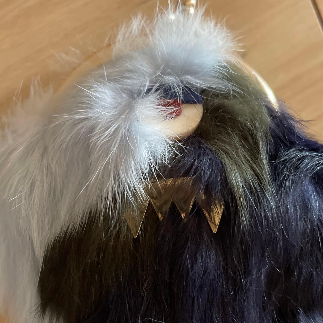 モンスター　入れ　がま口　ファー