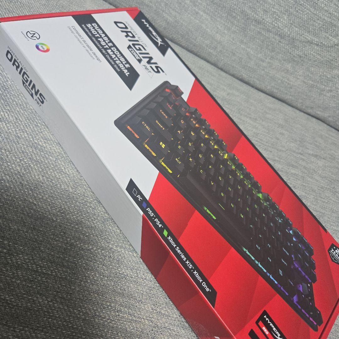 HYPERX ALLOY ORIGINS CORE ゲーミングキーボード+マット