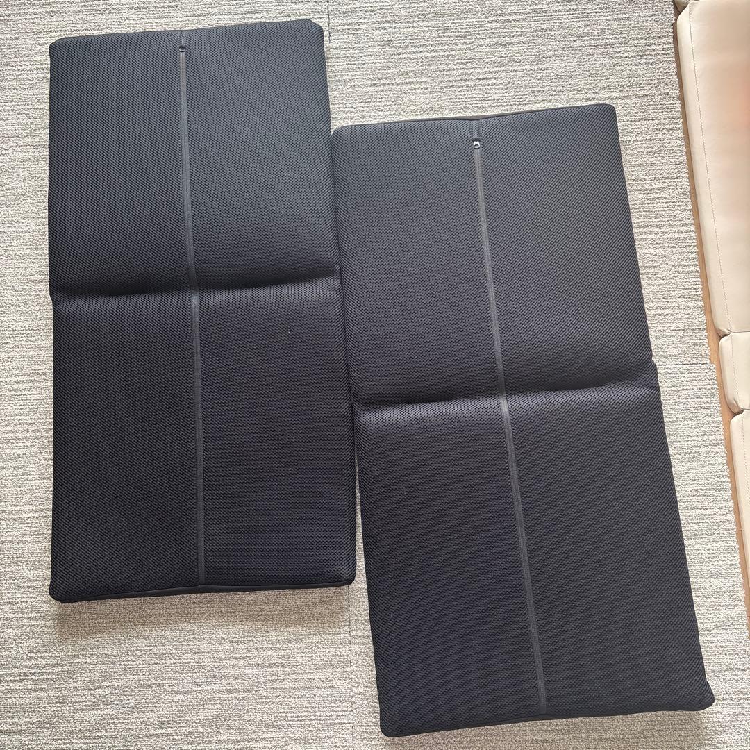 airweave エアウィーヴ 座クッション ブラック 折りたたみ　2個セット