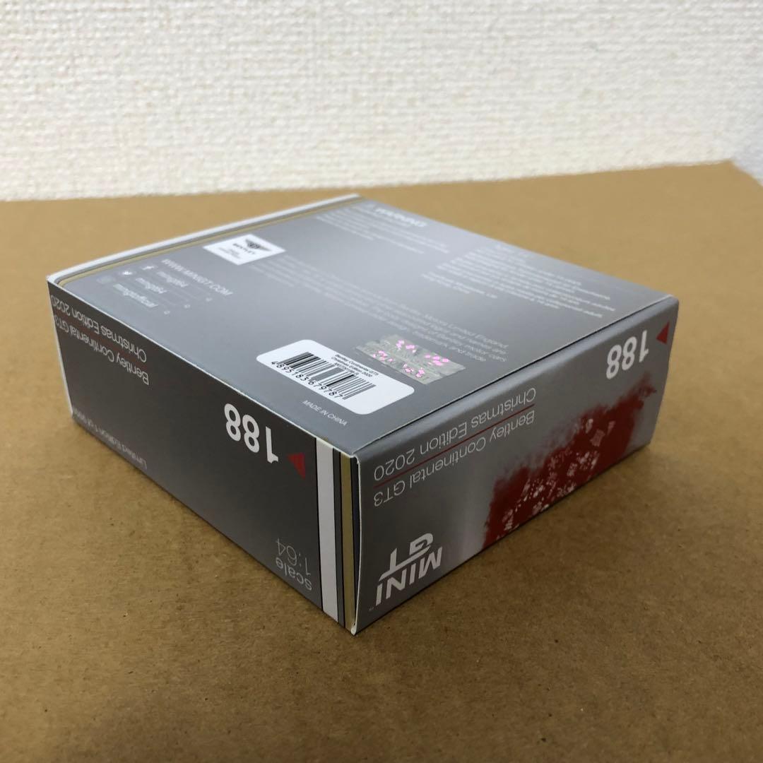 MINI GT　ベントレーコンチネンタル GT3　クリスマスエディション2020