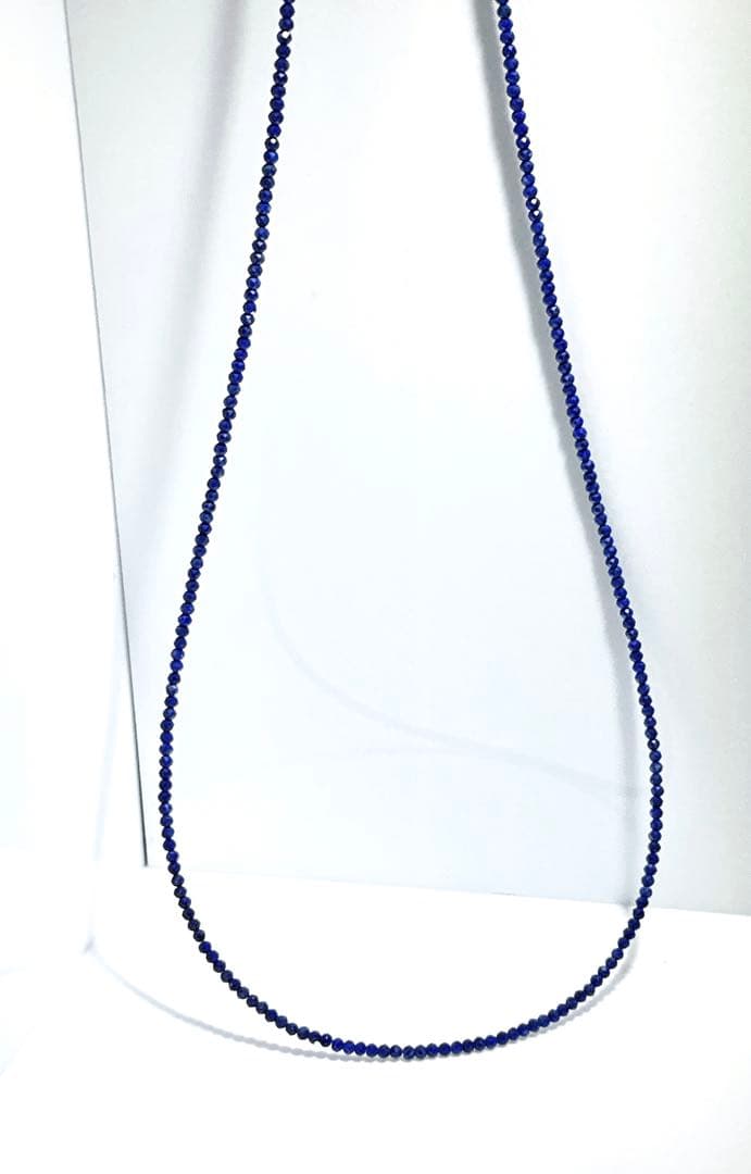 ラピスラズリネックレスロング80センチアジャスター5センチNO25-2517