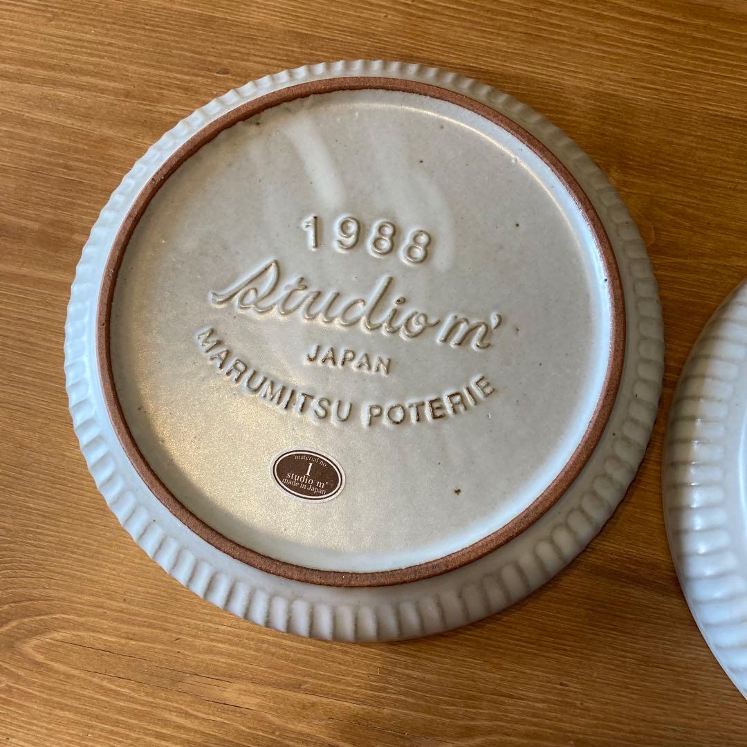 スタジオm＊稲穂6寸皿 × 飯碗小平＊