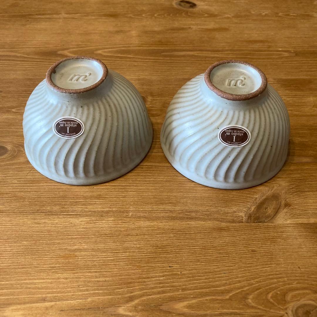 スタジオm＊稲穂6寸皿 × 飯碗小平＊