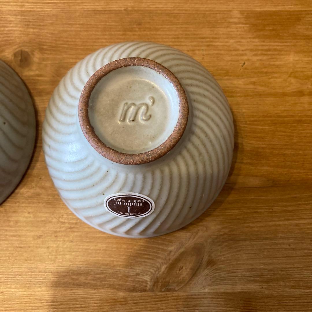 スタジオm＊稲穂6寸皿 × 飯碗小平＊