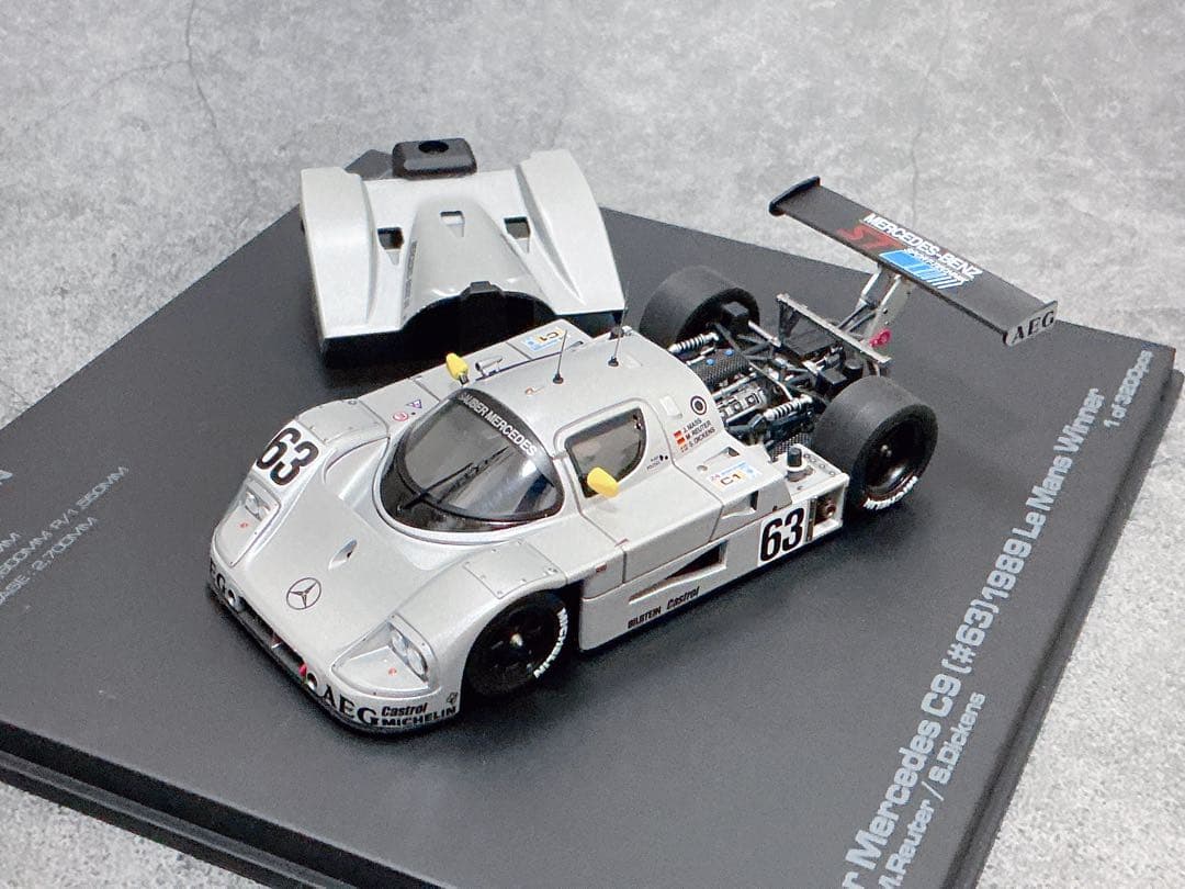 hpi 1/43 Sauber Mercedes C9 ＃63 1989