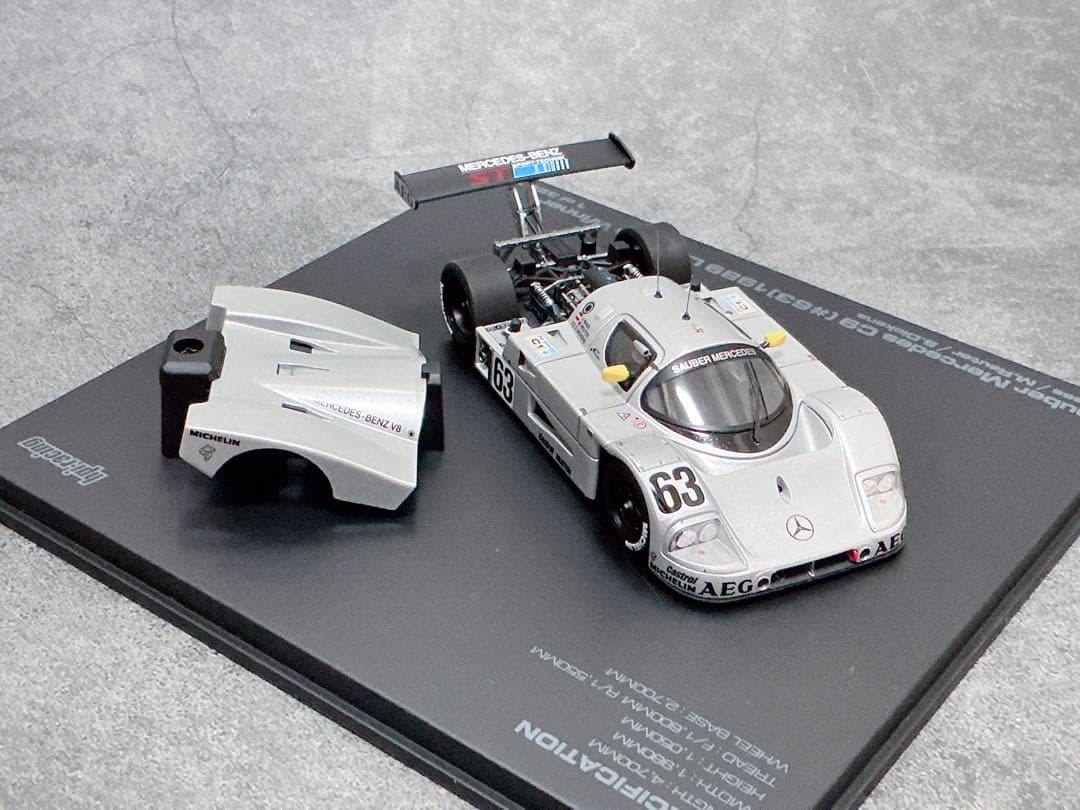 hpi 1/43 Sauber Mercedes C9 ＃63 1989