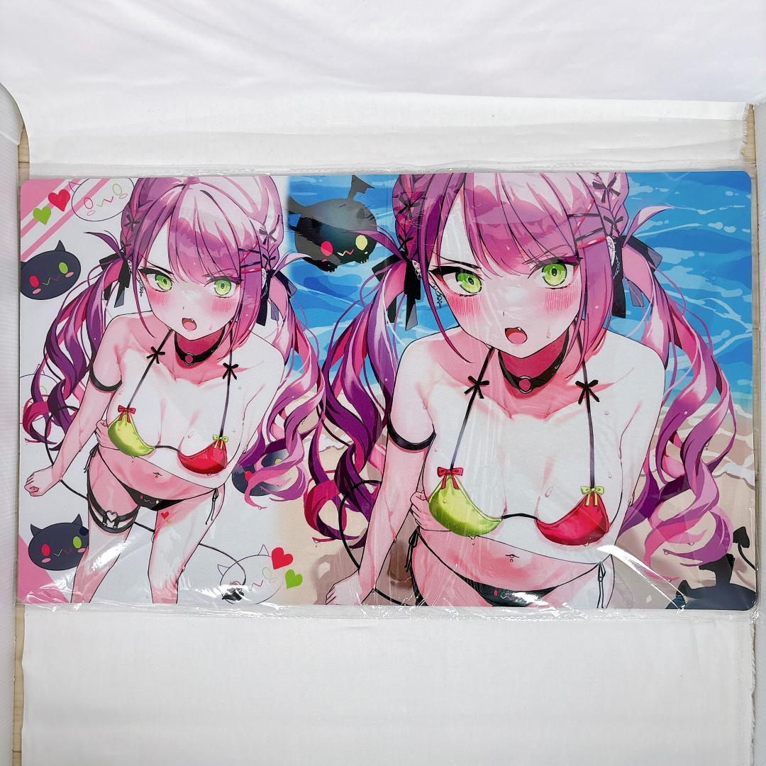 ホロライブ 常闇トワ 水着 スリーブ プレイマット セット【shir】