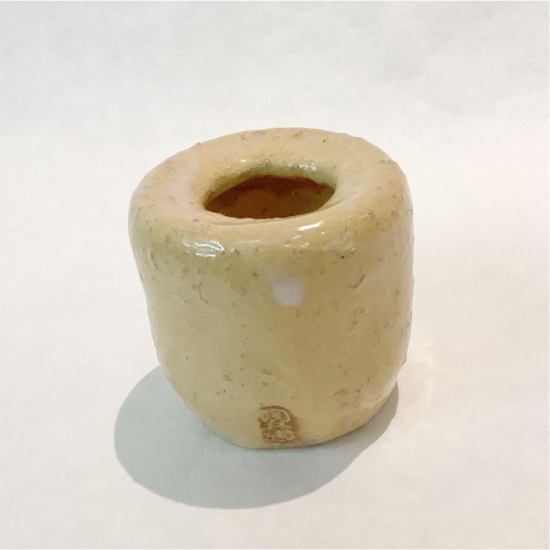 【茶道具】蓋置 萩つくね蓋置 萩焼深川窯 13代 田原陶兵衛