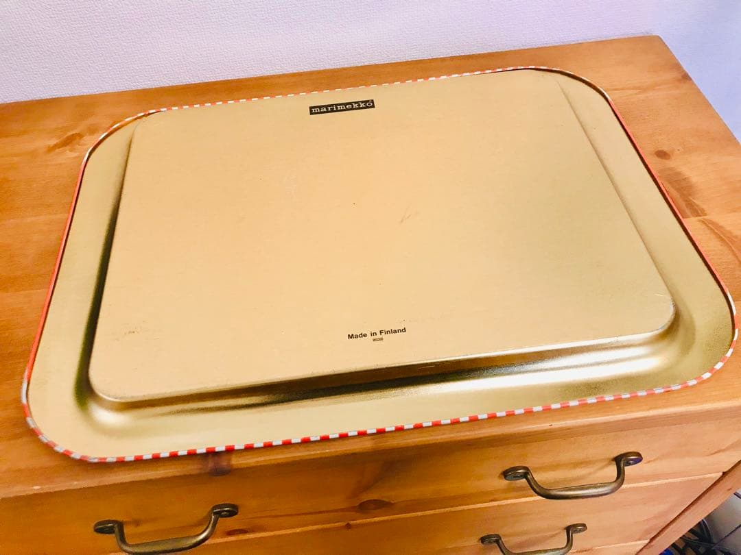 【激レア】マリメッコ ビンテージ　トレイ ブリキ