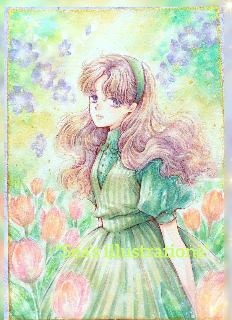 ◇チューリップ◇手描きイラスト