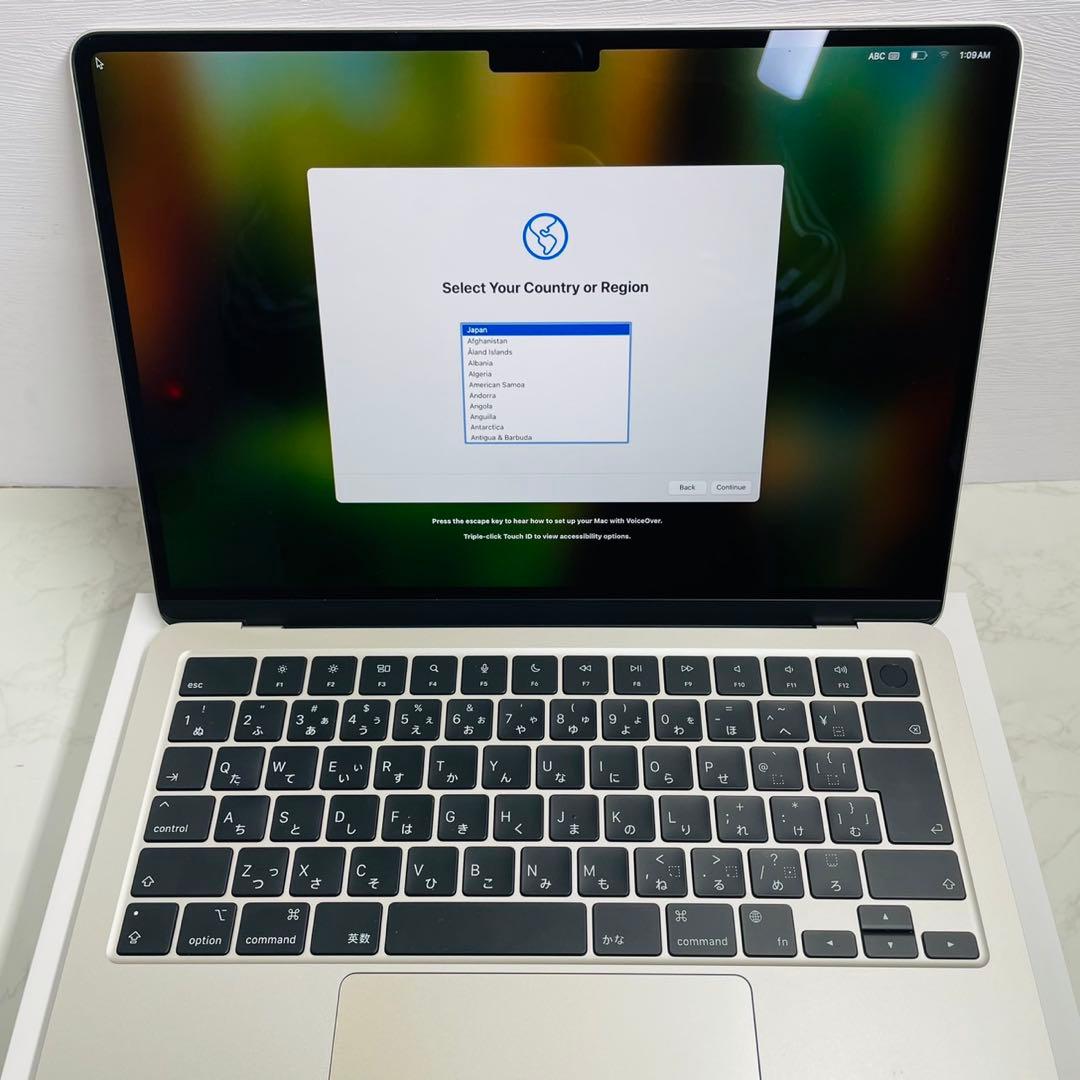 MacBookAir M3 2024 13インチ 16GB 256GB 10コア