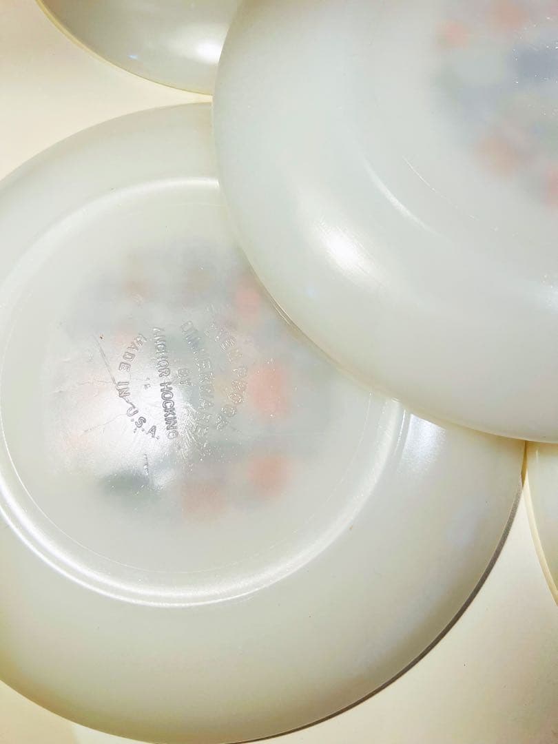 1968-1971年製Fire-Kingファイヤーキング　ディナープレート7枚