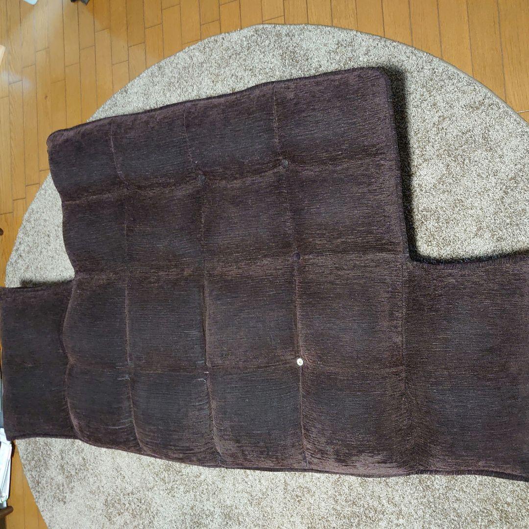 ブラウンファブリック 2人掛けソファ