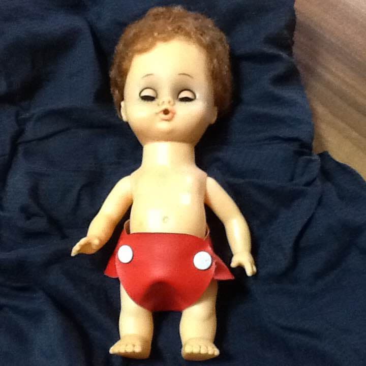 昭和レトロ スリープアイ ミルク飲み人形 1966年頃製