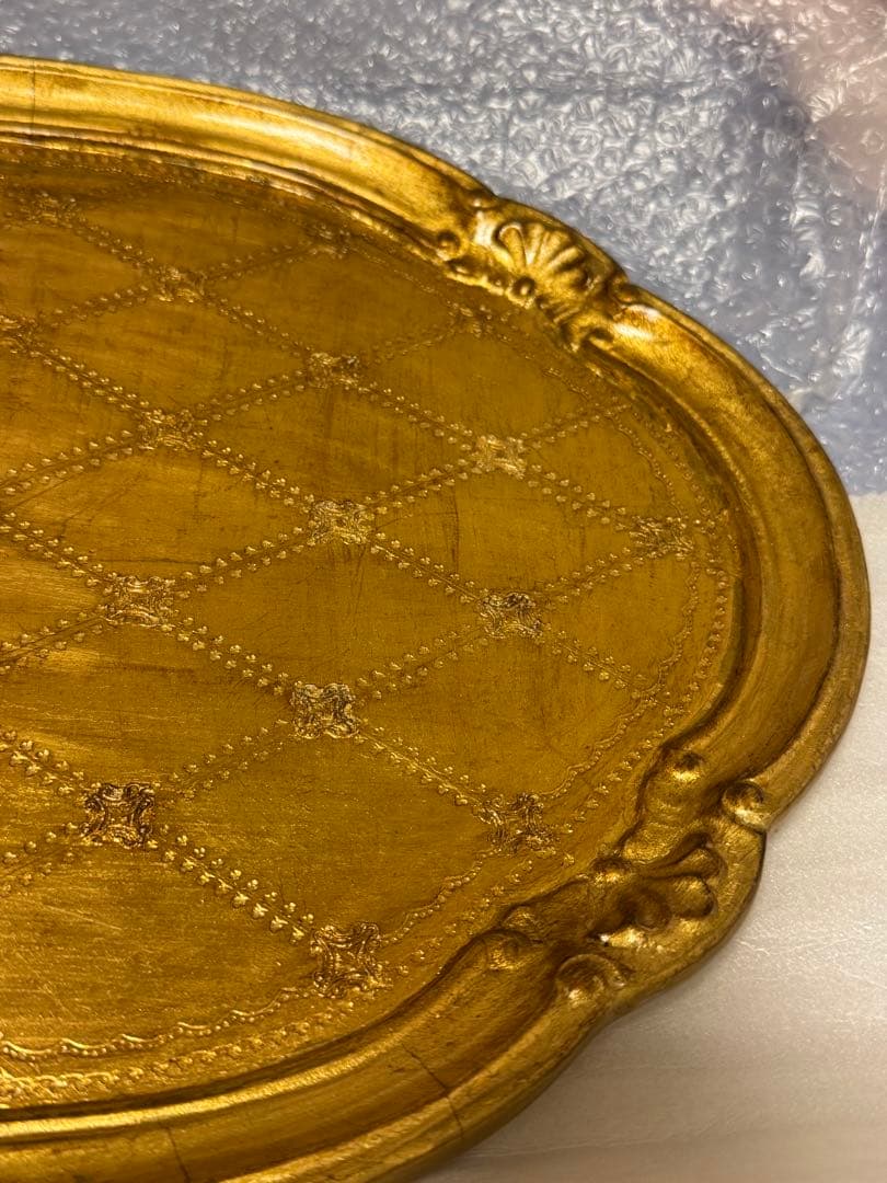 クアラントット　金箔トレイ