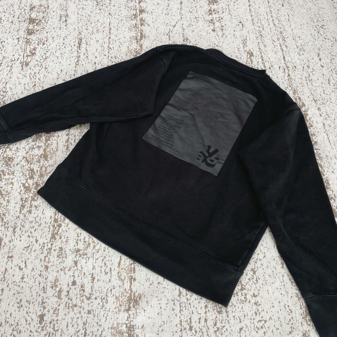 スノーマン 長袖 スウェット 黒 ライブツアー2022 グッズ シンプル