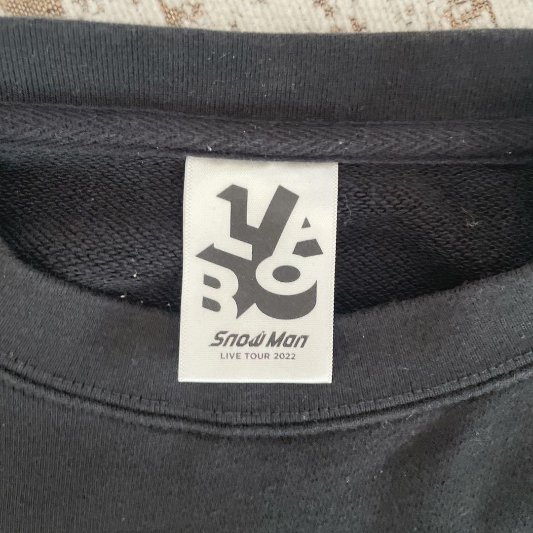 スノーマン 長袖 スウェット 黒 ライブツアー2022 グッズ シンプル