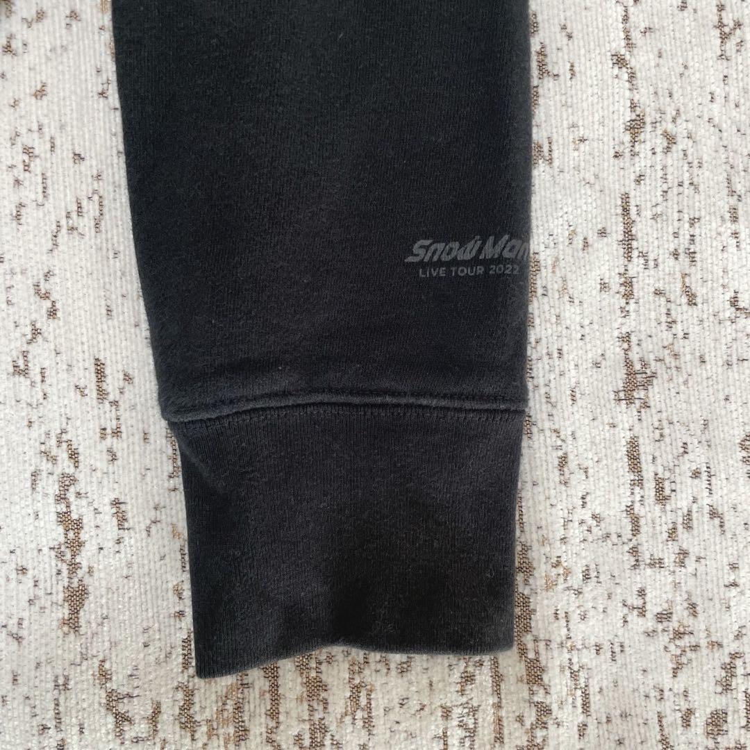 スノーマン 長袖 スウェット 黒 ライブツアー2022 グッズ シンプル