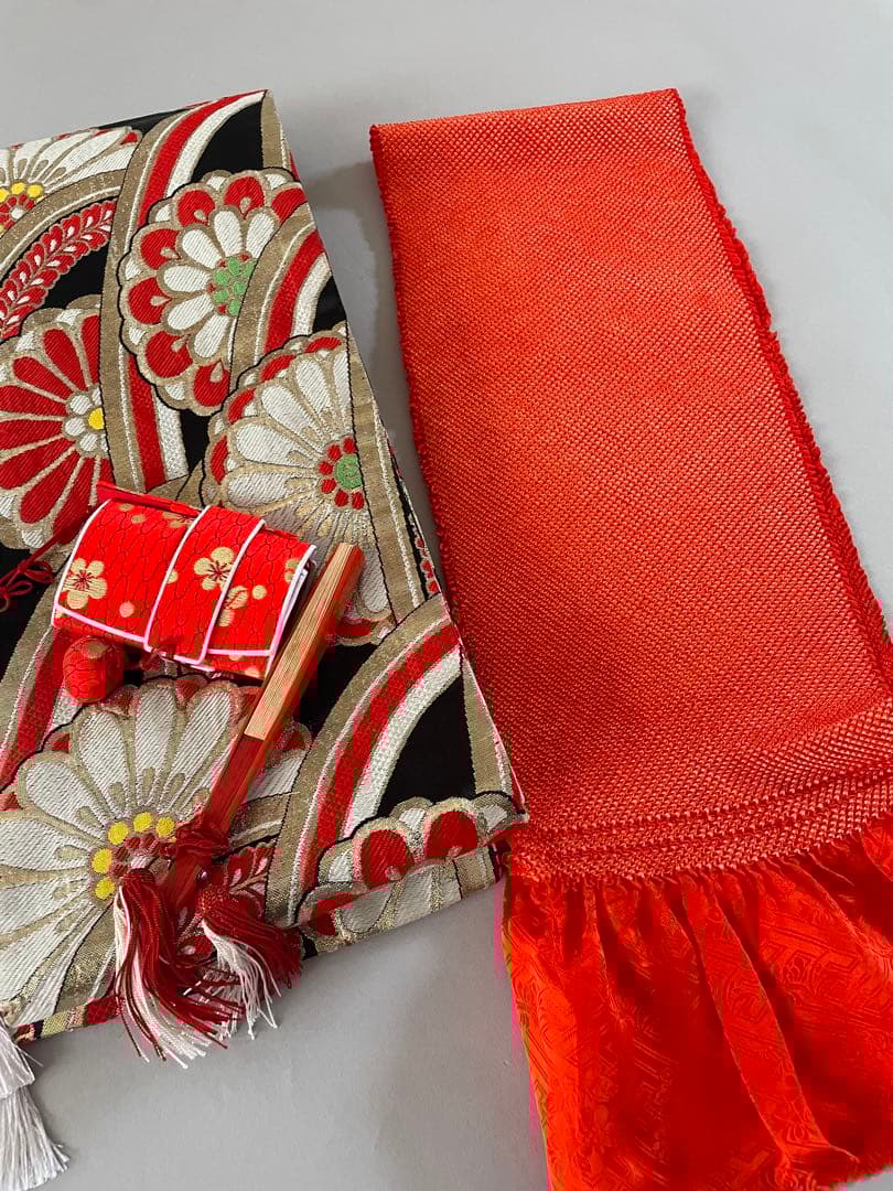 七五三　7歳　アンティークお着物セット