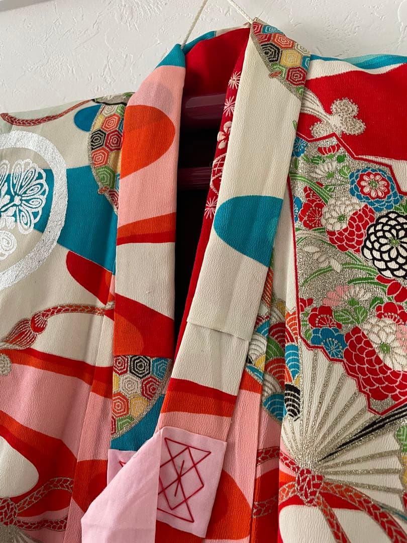 七五三　7歳　アンティークお着物セット