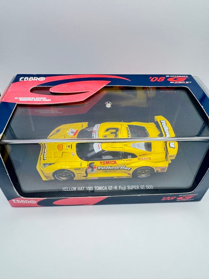 エブロ 1/43 イエローハット トミカ GT-R 2008 富士 優勝車 絶版