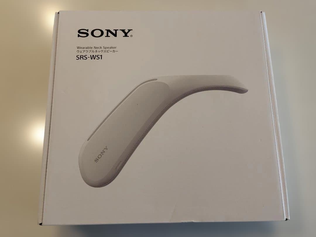 （新品未使用）SONY SRS-WS1 ネックスピーカー ホワイト