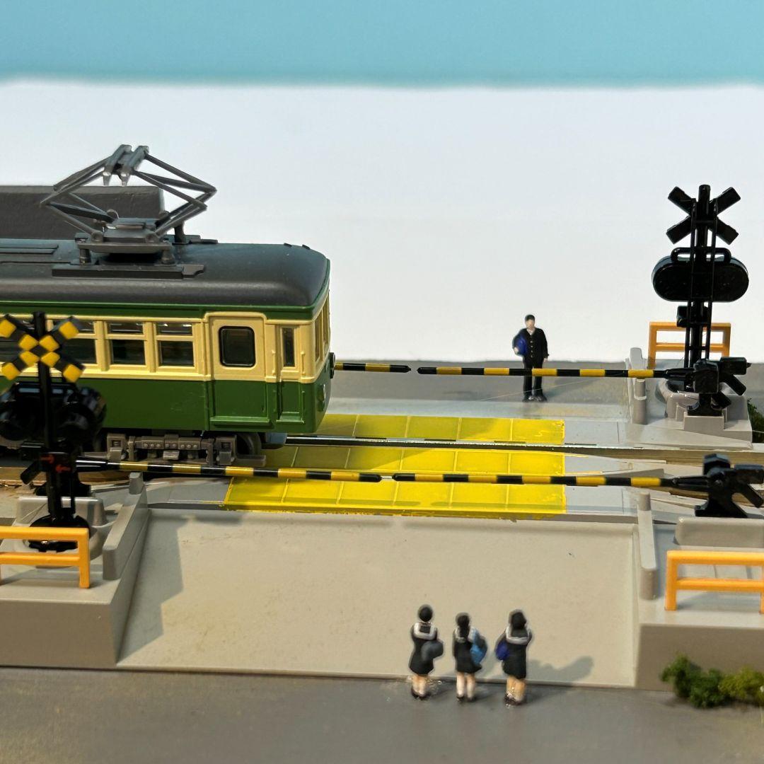 おやまかわ様 ご予約品　江ノ電　鎌倉高校前駅界隈&踏切　Nゲージ　展示品