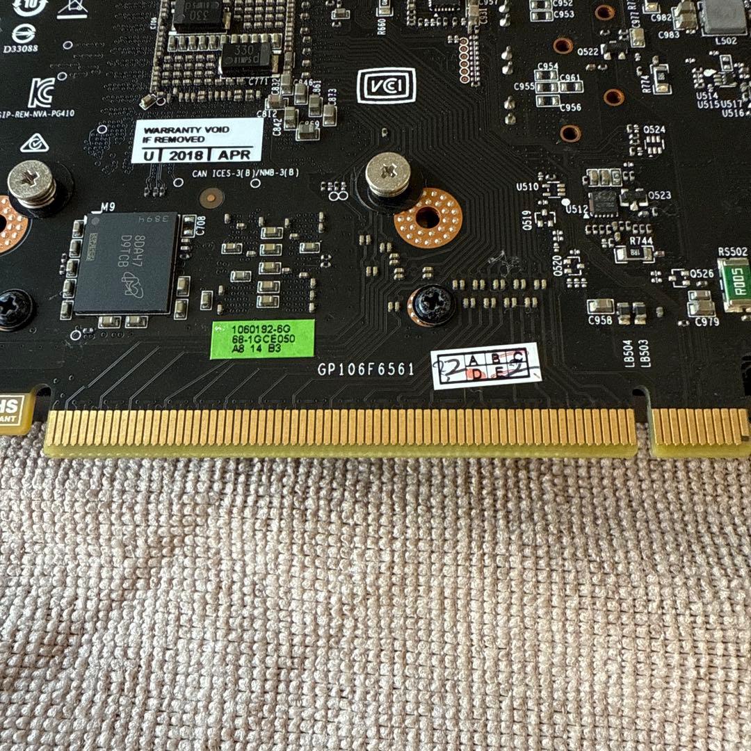 グラフィックボード・グラボ・ビデオカード ELSA GeForce GTX 1060 6GB S.A.C