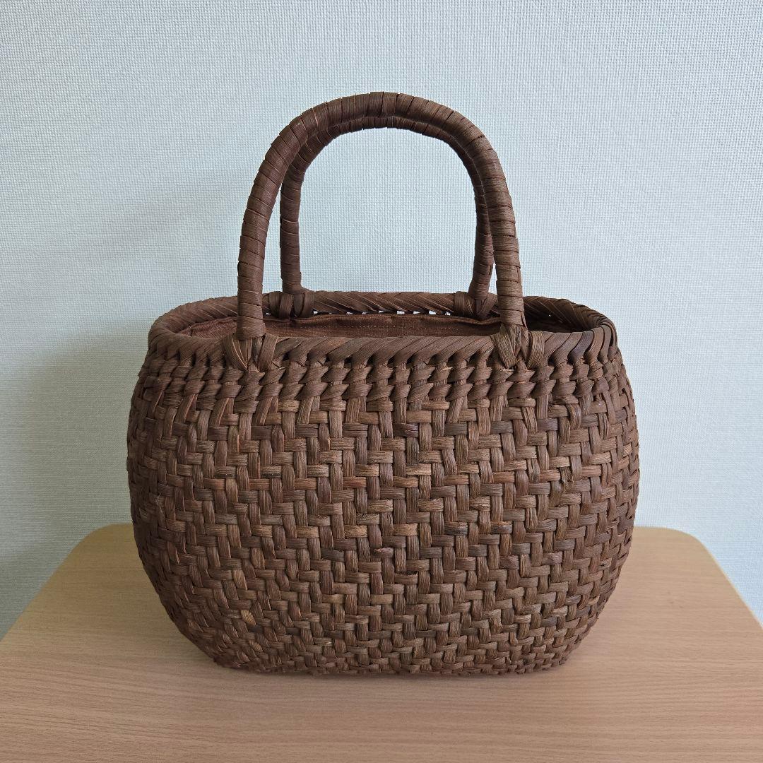 国産 山葡萄籠バッグ ③