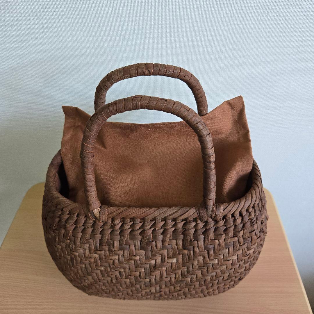 国産 山葡萄籠バッグ ③