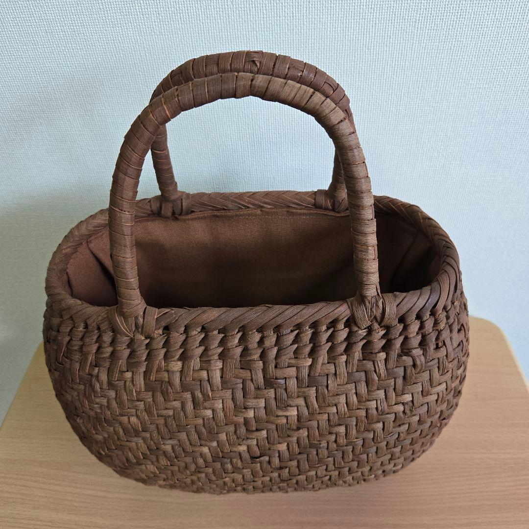 国産 山葡萄籠バッグ ③