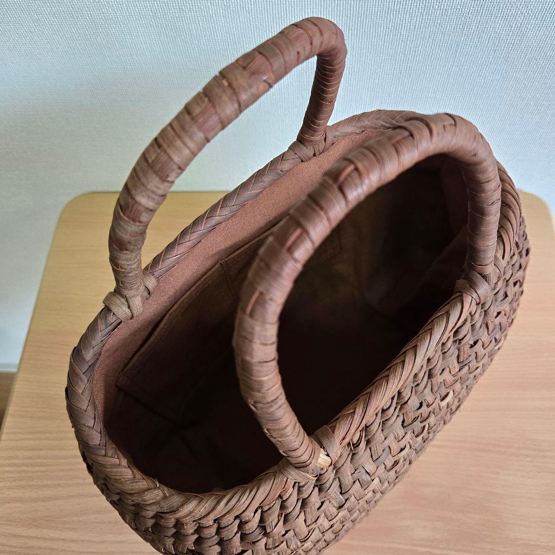 国産 山葡萄籠バッグ ③