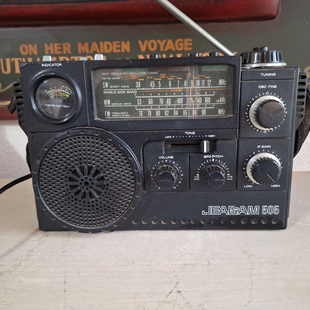 【全バンド受信確認済】三菱電機 JEAGAM 505 BCLラジオ