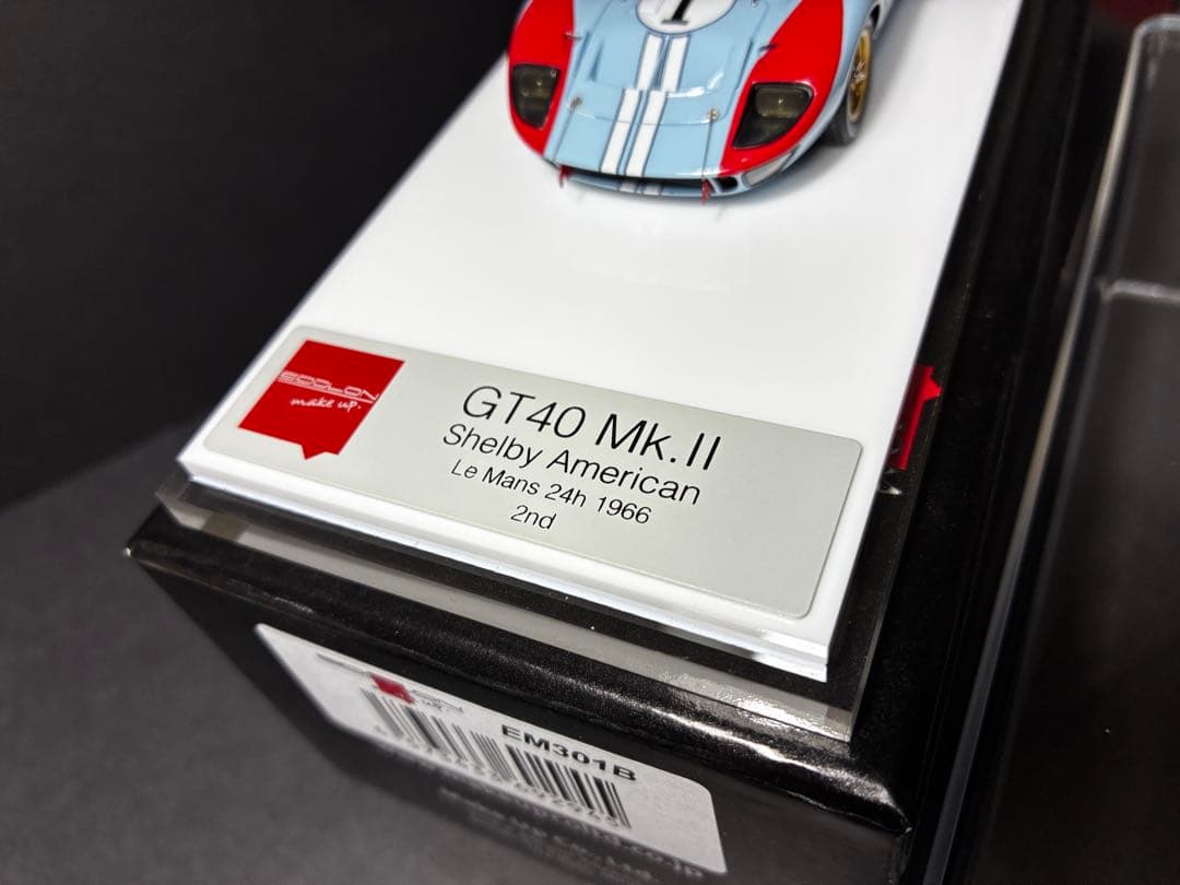 メイクアップ　1/43 GT Mk.II 1966 EM301B フォード