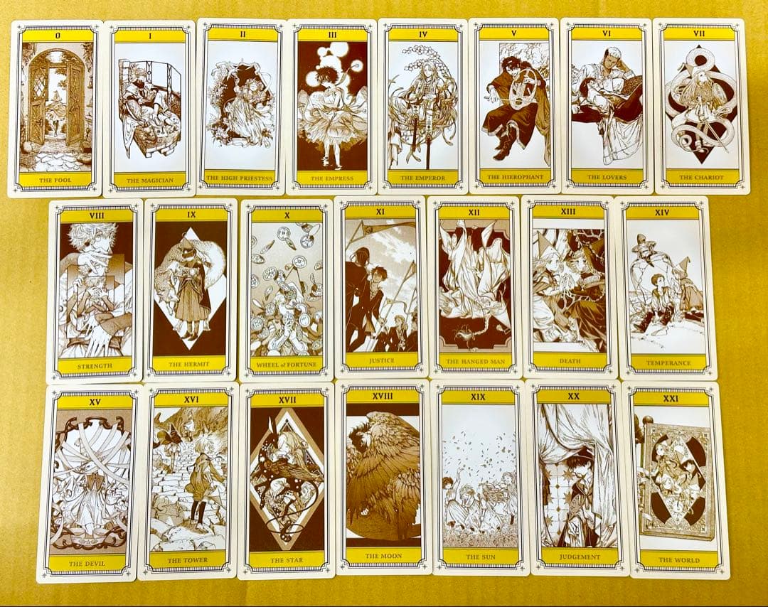 【最安】とんがり帽子のアトリエ 特典タロットカード 型しおり 全22種コンプ×2