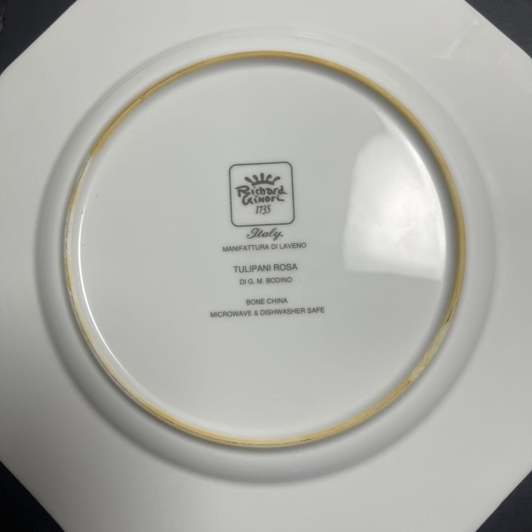 Richard Ginoriリチャードジノリ ピンクチューリップ 皿　５枚セット