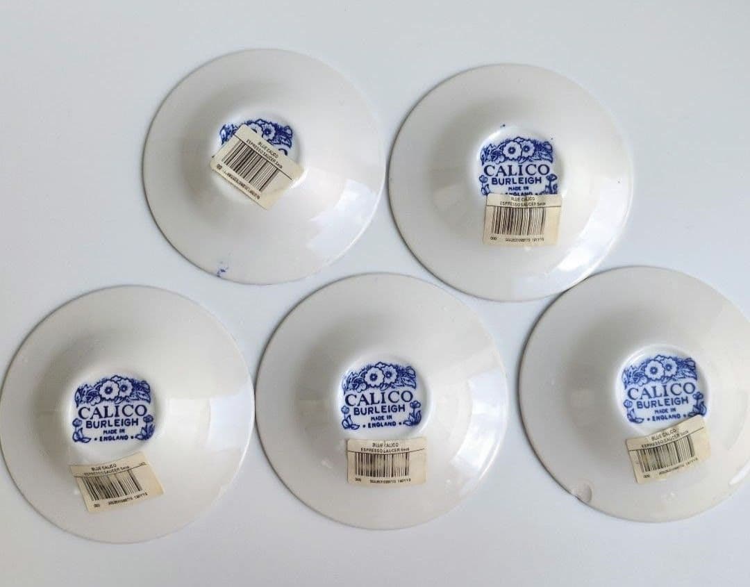 ✩希少☆　バーレイ キャリコ　エスプレッソソーサー　５枚