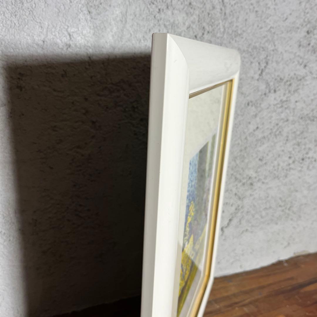 【額装アート】ナミアス「昼下がり」リトグラフ 絵画 インテリア テラス風景