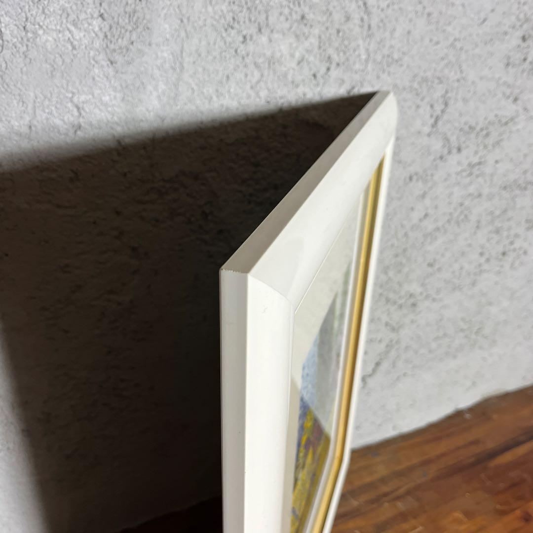 【額装アート】ナミアス「昼下がり」リトグラフ 絵画 インテリア テラス風景