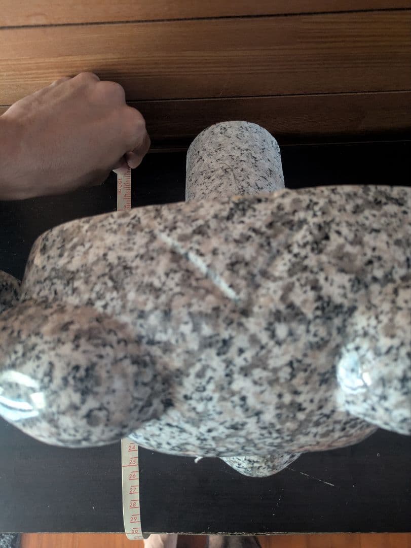 希少！ 沖縄 墓守りのシーサー 石像 重厚 狛犬 魔除け