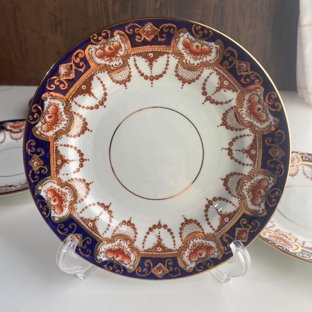 ロイヤルアルバート　イマリ 伊万里　コバルトブルー　17.5cm プレート　6枚